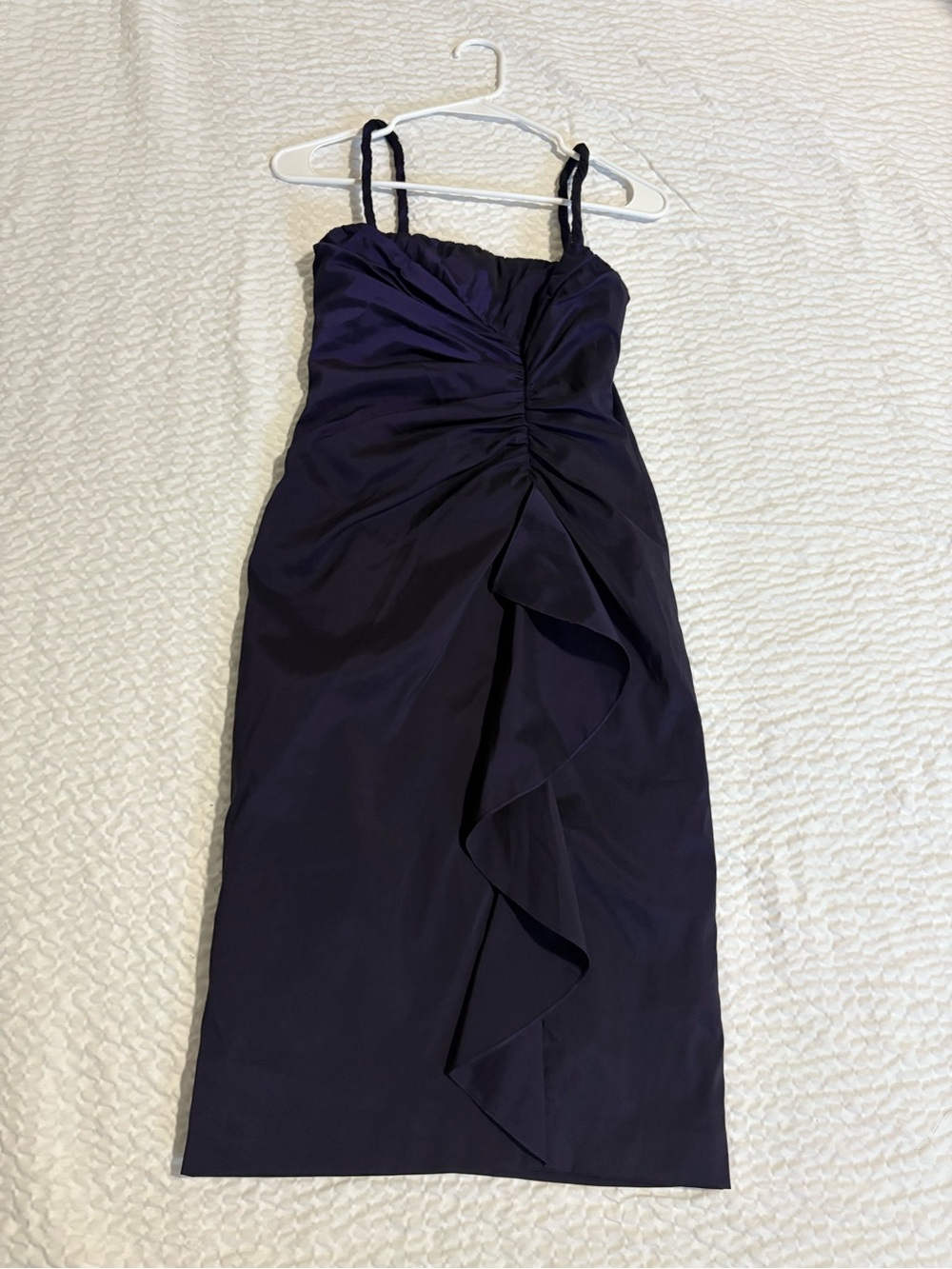 Elegant Ruched Strap Dress